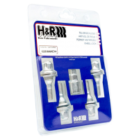 Секретни болтове за джанти M12x1.25 36/41mm Плоска глава | H&R 12253606KEY4