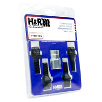 Черни секретни болтове M12x1.5 28mm Конус 60° | H&R B1252801KEY4